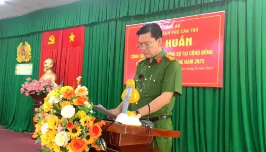 CẦN THƠ: Tập huấn công tác thi hành án hình sự tại cộng đồng và tái hòa nhập cộng đồng năm 2025