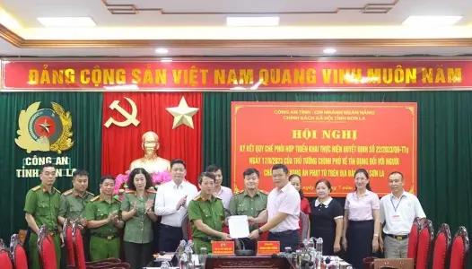 SƠN LA: Ký kết chương trình phối hợp về tín dụng đối với người chấp hành xong án phạt tù