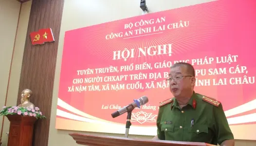 LAI CHÂU: Tuyên truyền pháp luật cho người chấp hành xong án phạt tù
