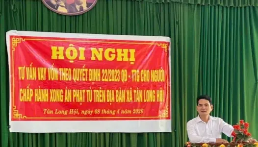 VĨNH LONG: Tín dụng chính sách dành cho người chấp hành xong án phạt tù