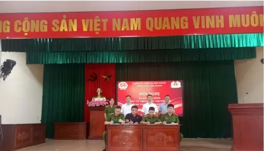 HƯNG YÊN: Công an xã Trà Giang ra mắt mô hình dân vận khéo “Phục vụ trong yêu thương” và “Chung tay vì cuộc sống mới”