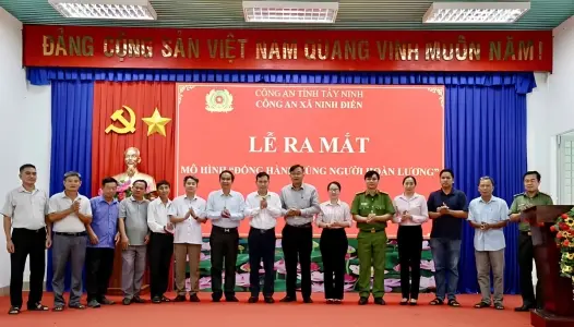 TÂY NINH: Công an xã Ninh Điền ra mắt mô hình “Đồng hành cùng người hoàn lương” góp phần giữ vững an ninh, trật tự tại địa phương