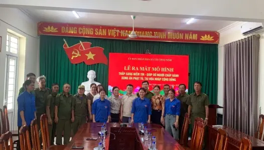 HƯNG YÊN: Xã Tây Thái Ninh ra mắt Mô hình “Thắp sáng niềm tin – Giúp đỡ người chấp hành xong án phạt tù tái hòa nhập cộng đồng”