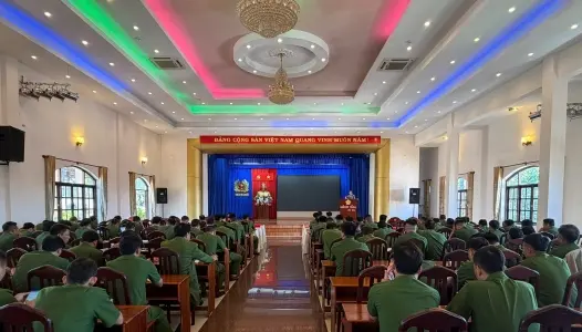 LÂM ĐỒNG: Công an tỉnh Lâm Đồng mở lớp tập huấn cho lực lượng  Công an xã, phường, đặc khu