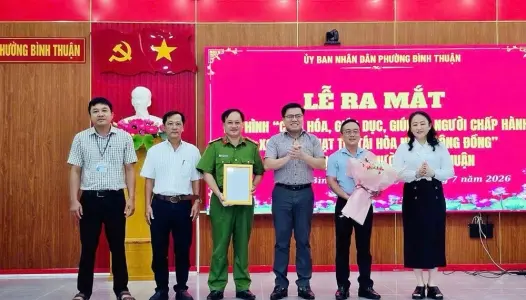 LÂM ĐỒNG: Phường Bình Thuận ra mắt mô hình “Cảm hóa, giáo dục, giúp đỡ người chấp hành xong án phạt tù tái hòa nhập cộng đồng”