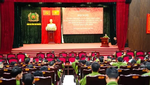 THÁI NGUYÊN: Công an tỉnh Thái Nguyên tổ chức Hội nghị phổ biến, quán triệt và triển khai Luật Thi hành án tạm giữ, tạm giam và cấm đi khỏi nơi cư trú năm 2025