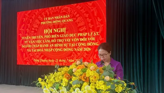THANH HOÁ: Chung tay mở lối hoàn lương - Công an phường Đông Quang đồng hành cùng người chấp hành án hình sự tại cộng đồng