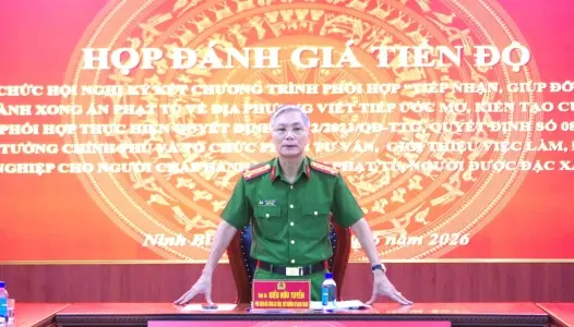 NINH BÌNH: Hội nghị đánh giá tiến độ tổ chức hội nghị ký kết chương trình phối hợp hỗ trợ người chấp hành xong án phạt tù tái hòa nhập cộng đồng