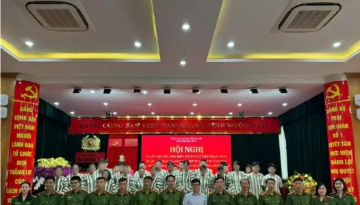 HÀ NỘI: Cụm thi đua số 3 tuyên truyền, phổ biến pháp luật cho phạm nhân chuẩn bị tái hòa nhập cộng đồng