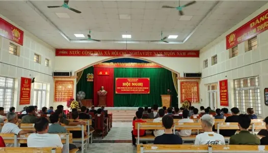 BẮC NINH: Công an xã Bảo Đài tổ chức Hội nghị tuyên truyền, phổ biến pháp luật về thi hành án hình sự tại cộng đồng và tái hòa nhập cộng đồng
