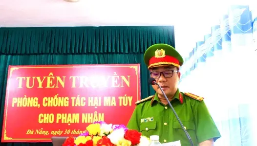 ĐÀ NẴNG: Trại Tạm giam số 2, Công an thành phố Đà Nẵng tổ chức tuyên truyền pháp luật về phòng chống ma túy cho phạm nhân