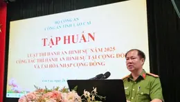 LÀO CAI: Tập huấn công tác thi hành án hình sự tại cộng đồng và tái hòa nhập cộng đồng